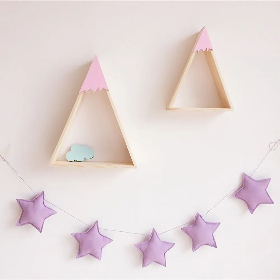 Thumbnail: 5Pcs Stars Garland