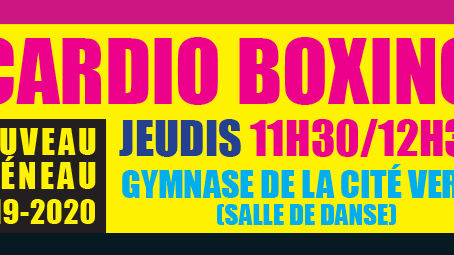 NOUVEAU : Cardio Boxing avec MARION