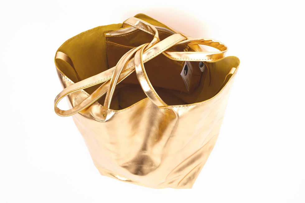 Miniaturbild: "Ledershopper" gold ungefüttert