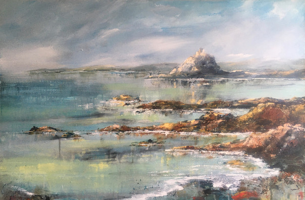 St Michael's Mount Appears Through The Mist