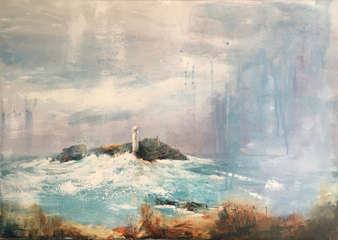 Godrevy as the Storm Abates