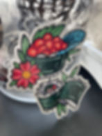 Sushi Rolls Sticker collab with Saint and Stellar Tattoo