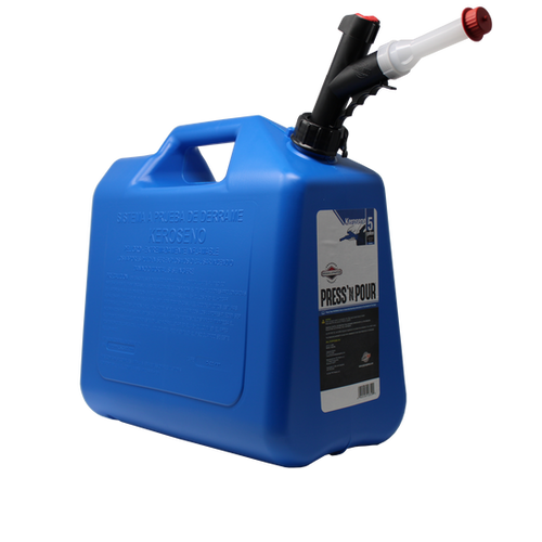 Press 'N Pour® 5 Gallon Kerosene Can | Garage Boss