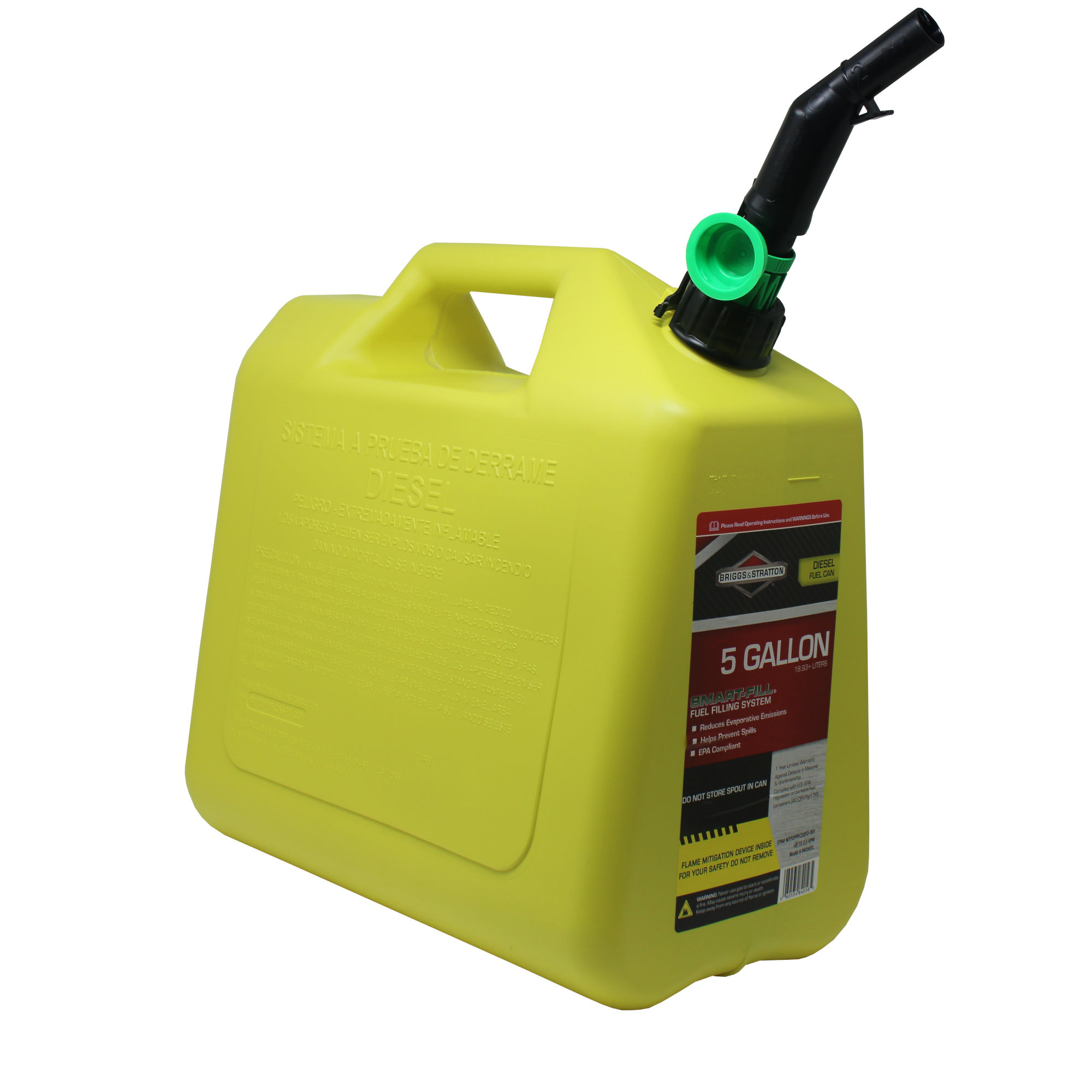 Briggs & Stratton® SMART-FILL™ 5 Gallon Diesel Can
