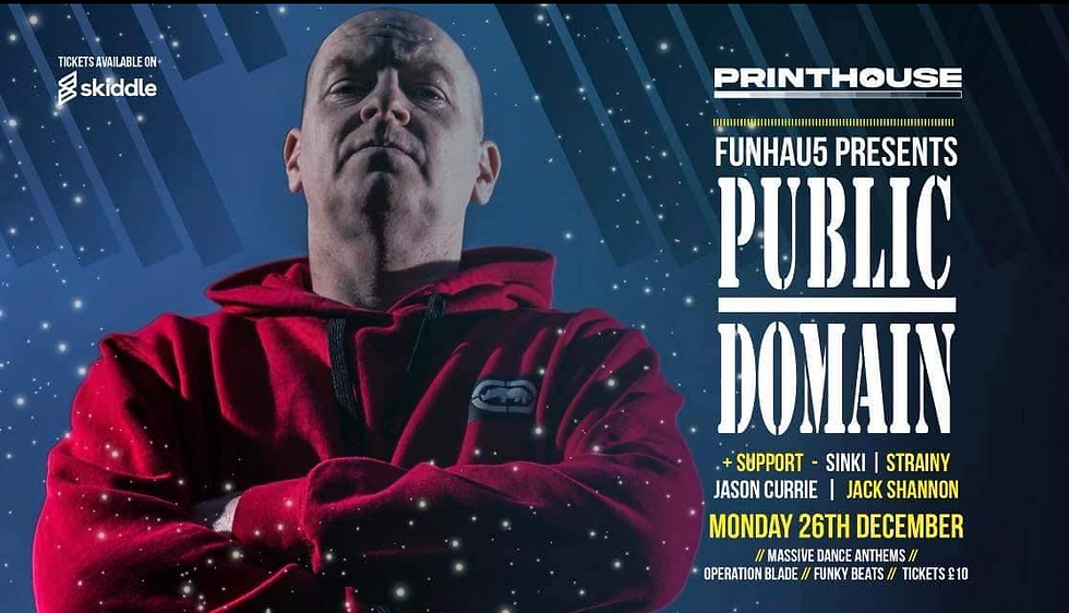 Funhau5 Presents: Public Domain (Boxing Day) + Support