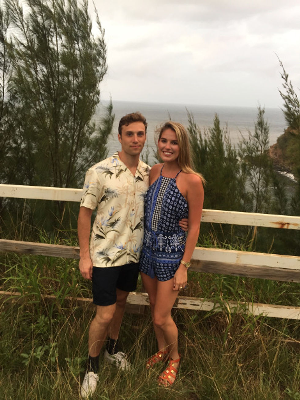 Nick Gates and Me photographed in Hawaii