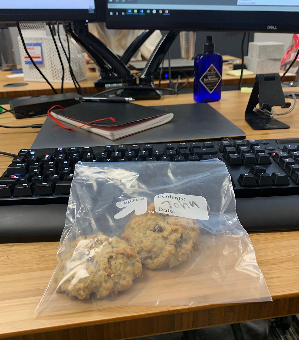 john loves his cookies