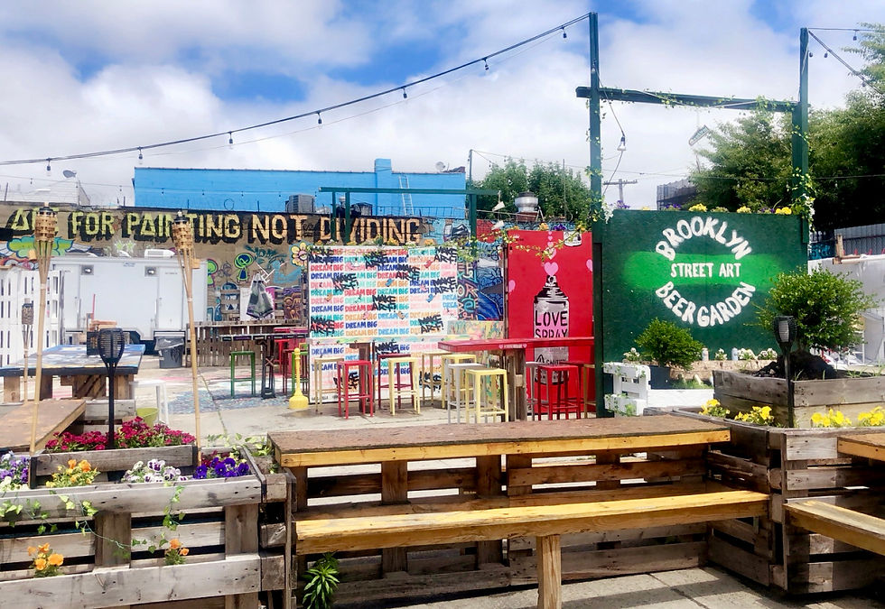 brooklyn beer garden art