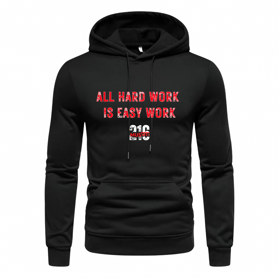 HARD WORK LOGO HOODIE