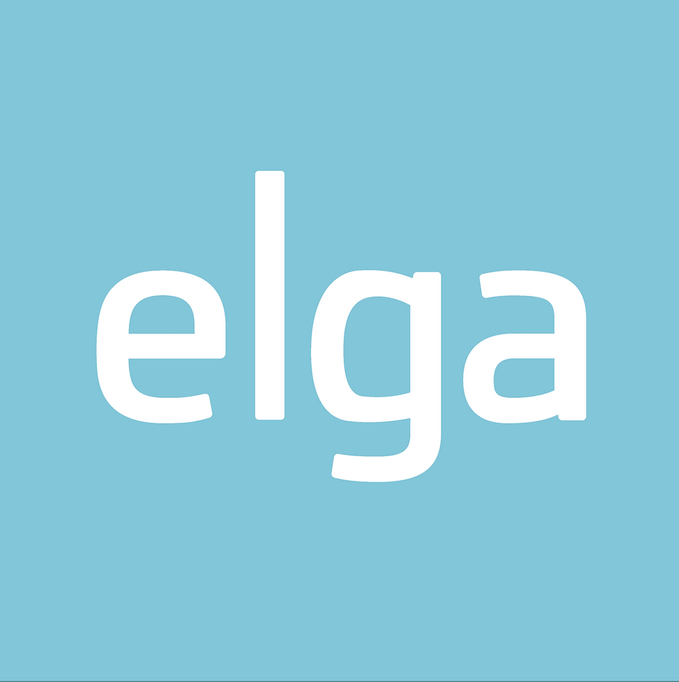 Logo de ELGA, desarrolladora cliente de Therval