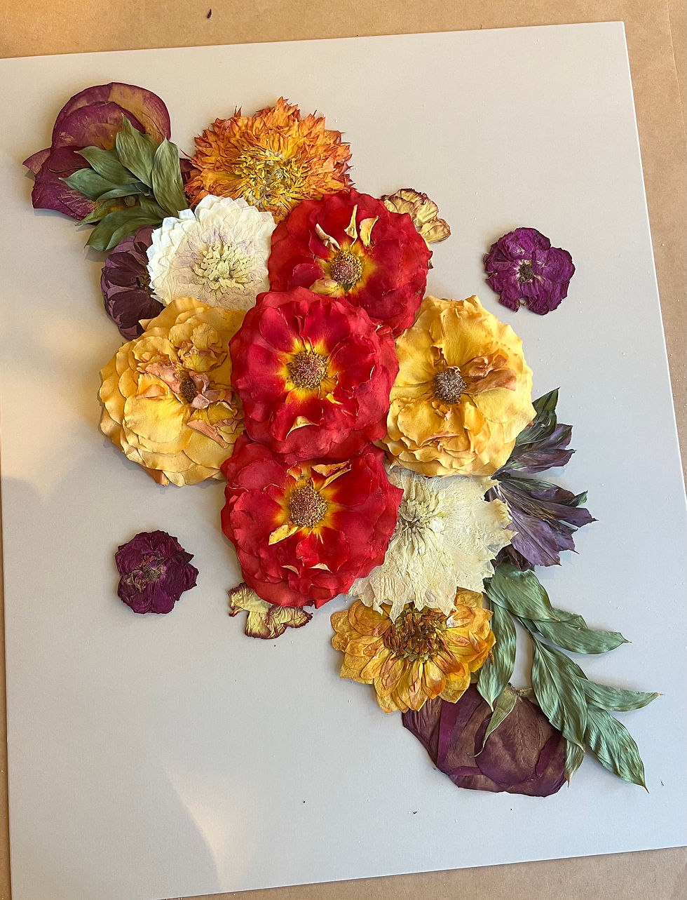 Brews & Blooms Experience: Framed Floral Bouquet Creation