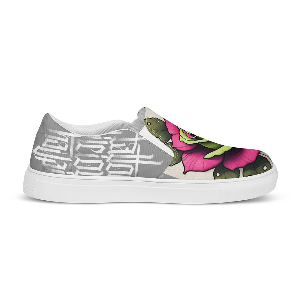 Thumbnail: MannUP Grey Men's Slip-On Shoes