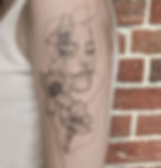 Fineline face tattoo hawaii