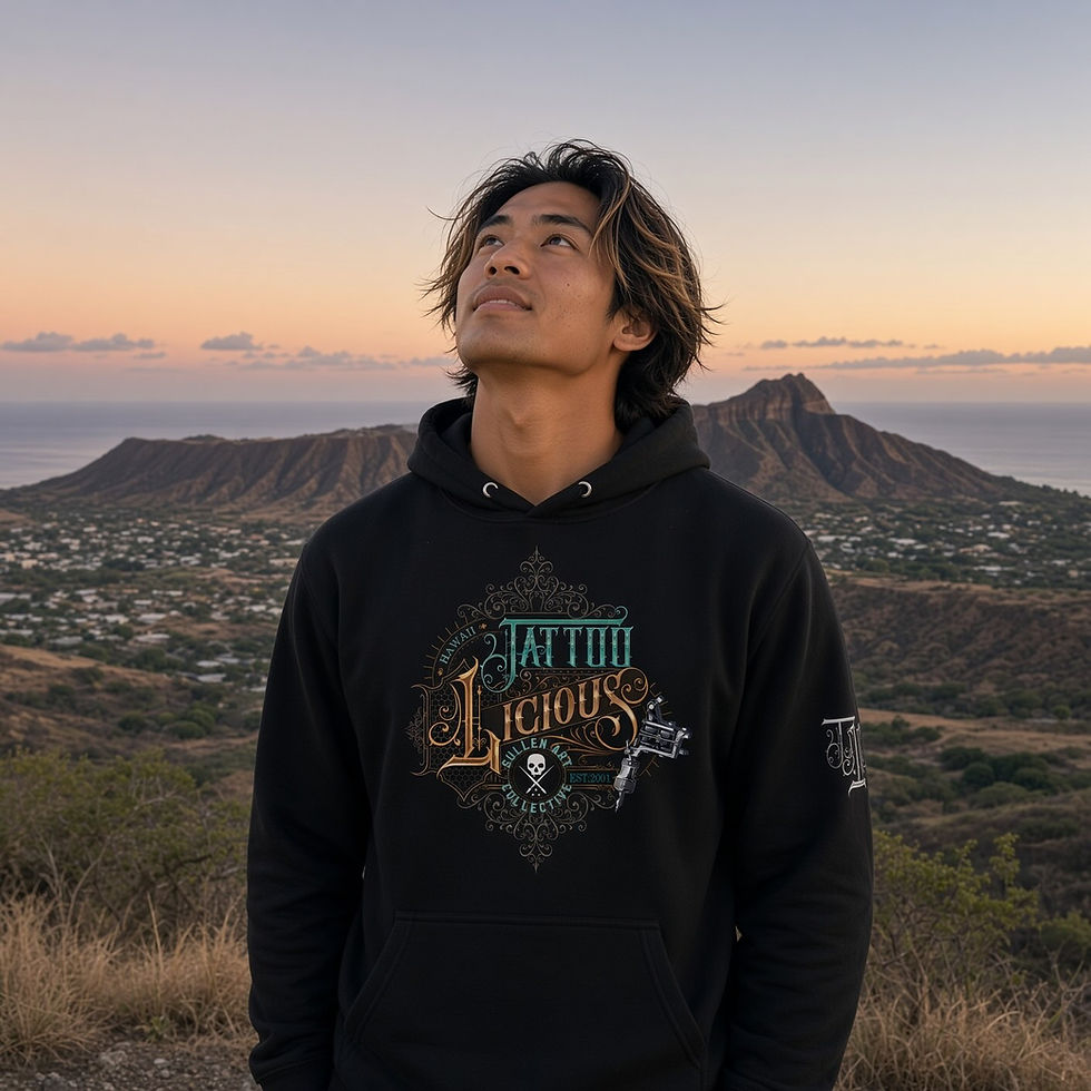 サムネイル： Tattoolicious Wood Go! Hoodie