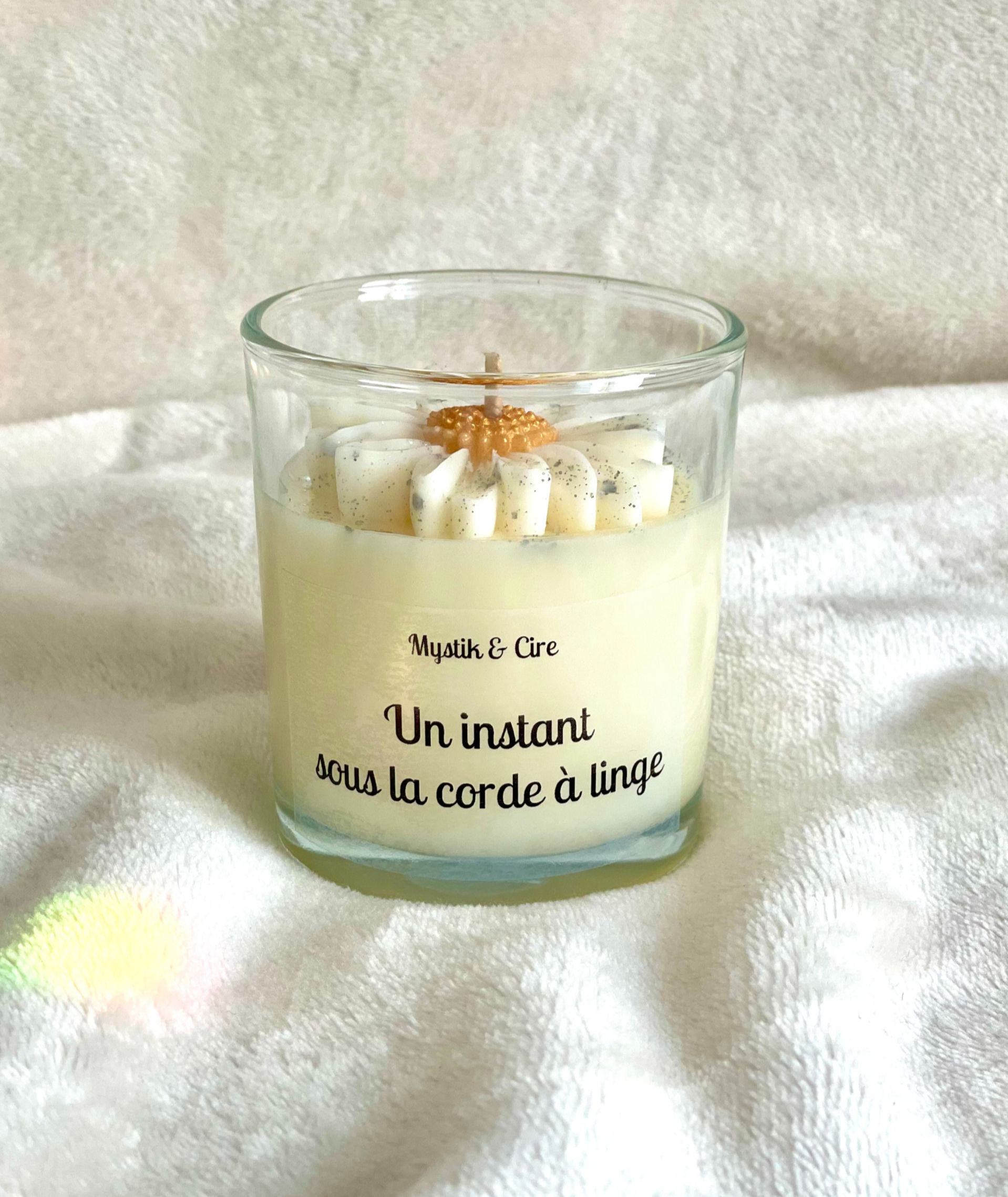 Bougie parfumée "Un instant sous la corde à linge"