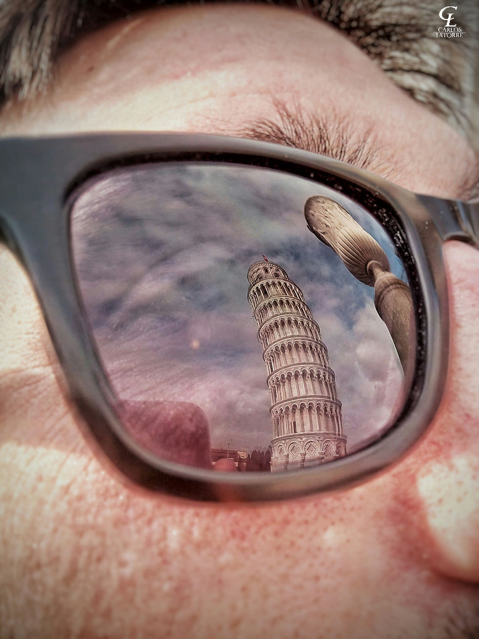 Reflejo torre de Pisa