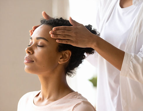 Firefly_photorealistic, ethereal african american young women calmly in a cozy, softly lit
