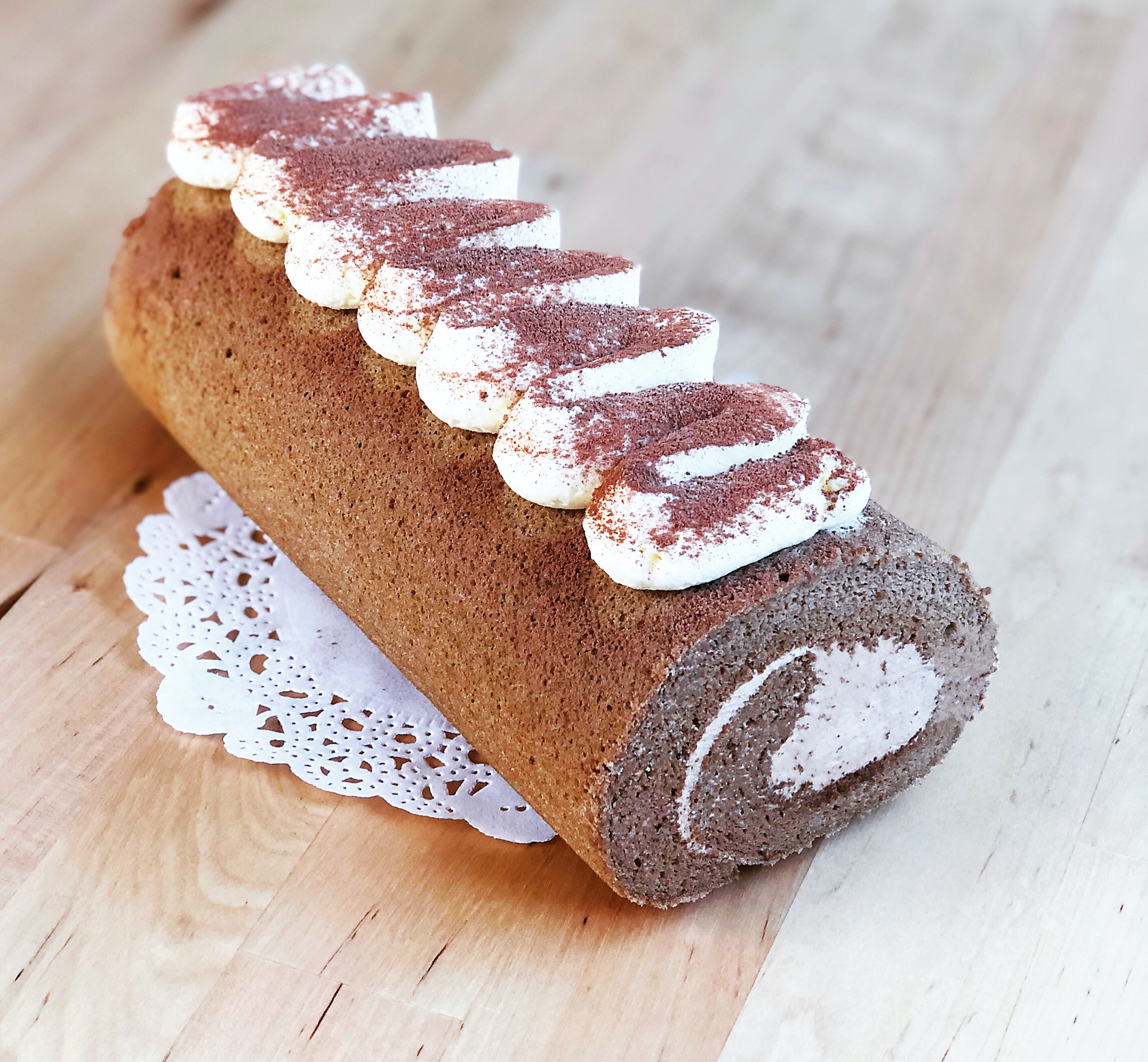 Coffee Soufflé Cake Roll