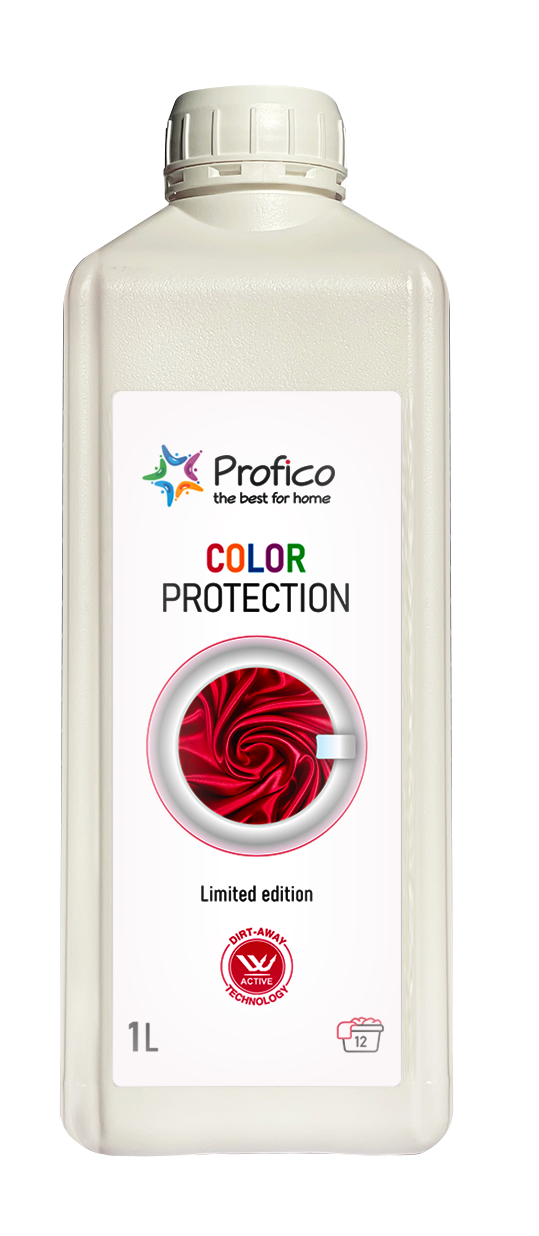 Професійний гель-концентрат для прання кольорових тканин «COLOR PROTECTION», 1л.