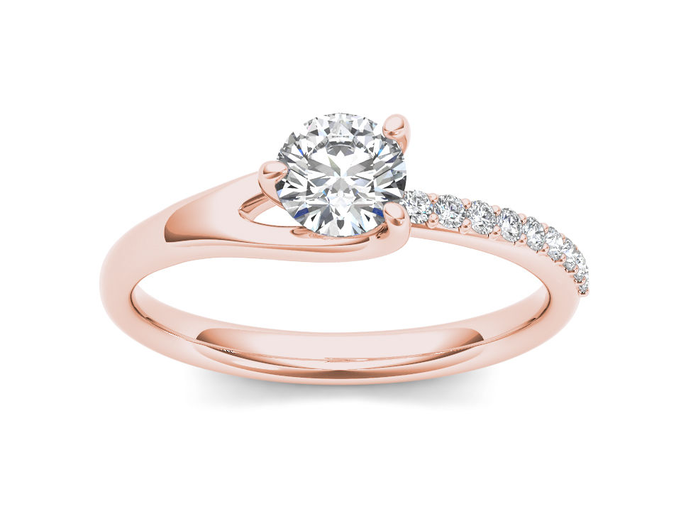 Thumbnail: Erato Round Cut Diamond Solitaire Ring