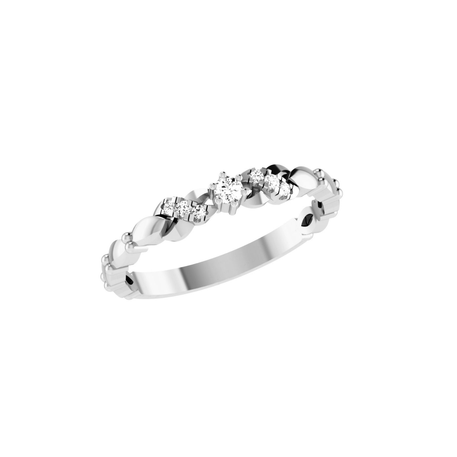 Leona Diamond Wedding Ring