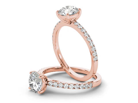 Thumbnail: Polyhymnia Round Cut Diamond Solitaire Ring