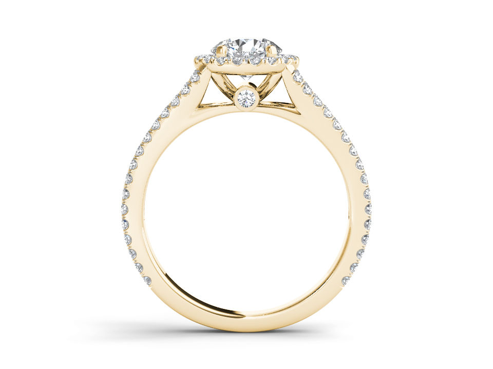 Thumbnail: Epona Round Cut Diamond Engagement Ring