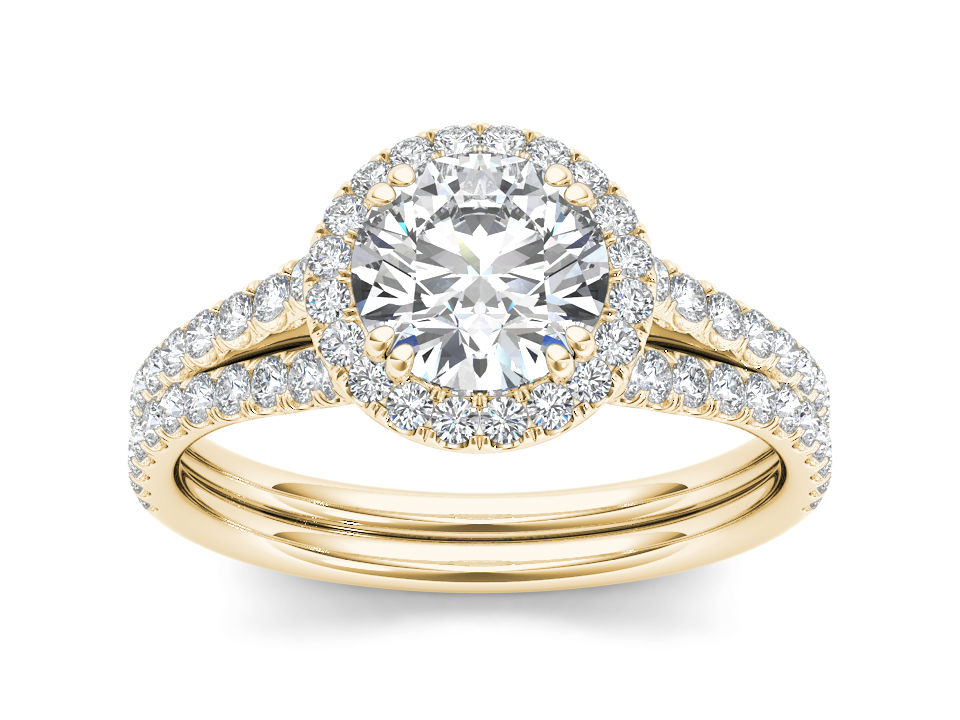 Thumbnail: Gaea Round Cut Diamond Engagement Ring