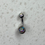 Thumbnail: Titanium Internal Thread Jewelled Belly Bar 10mm