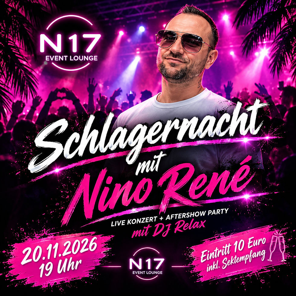 Schlagernacht mit Nino Rene