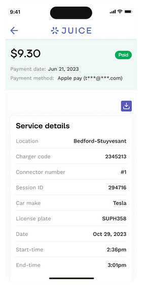 Juice Serve Billing