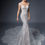 Thumbnail: Helene by Elysee Baroque Plunge Neckline Beaded Fitted Wedding Dress FRONT