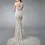 Thumbnail: Enzoani Neville Fitted Scalloped All Over Lace Wedding Dress BACK
