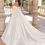 Thumbnail: Delancey by Elysee a-line wedding dress with long train