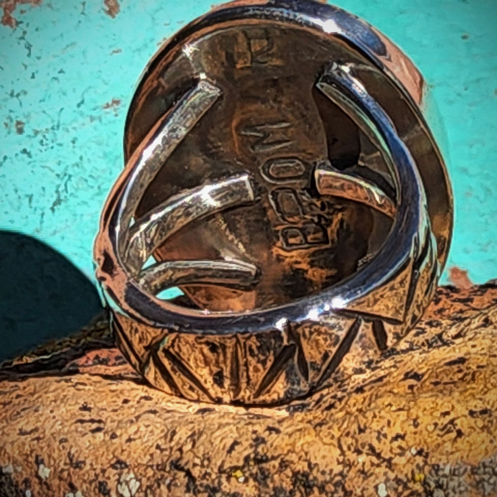 Thumbnail: over the rainbow (sterling silver & rainbow onyx)