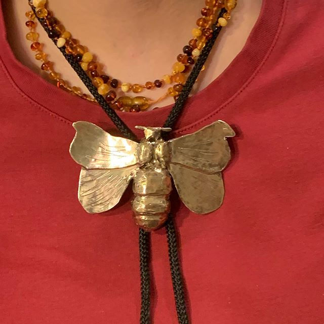 Moth Bolo Tie