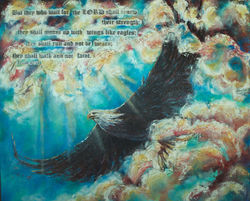 Customised canvas painting