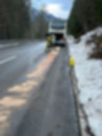 Ölverlust Reisebus