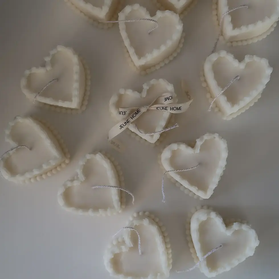 Thumbnail: Heart Birthday Cake Candle