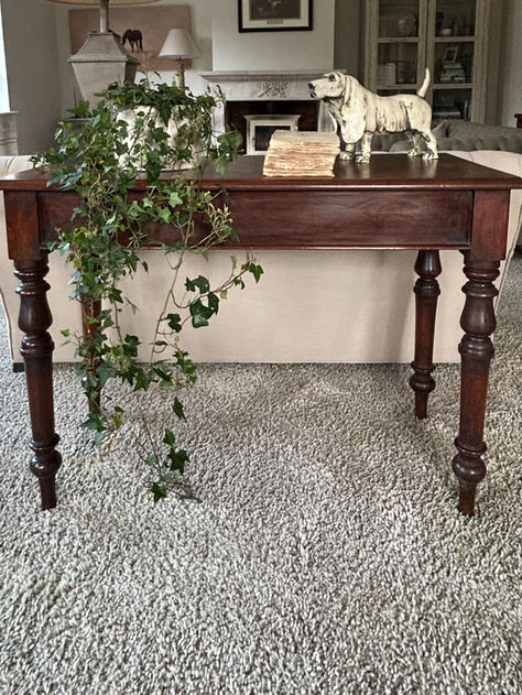 Antique mahogany console table