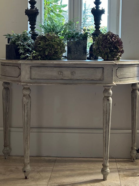 Painted Console Table