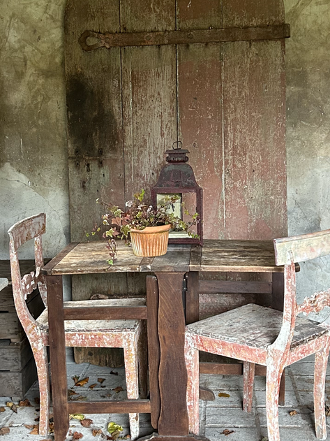 A pair of antique Swedish chairs