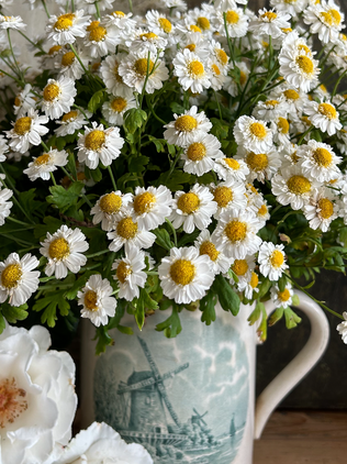 Swedish antique ceramic tankards