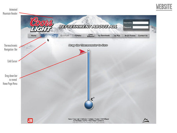 COORS LIGHT Concept Site