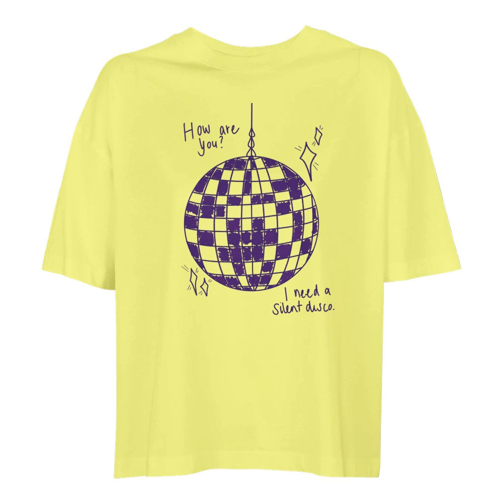 I need a Silent Disco | Boxy T-Shirt