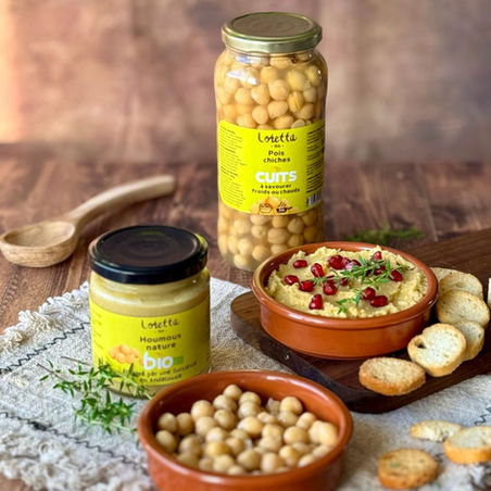 Pois chiches et houmous Loretta 1888