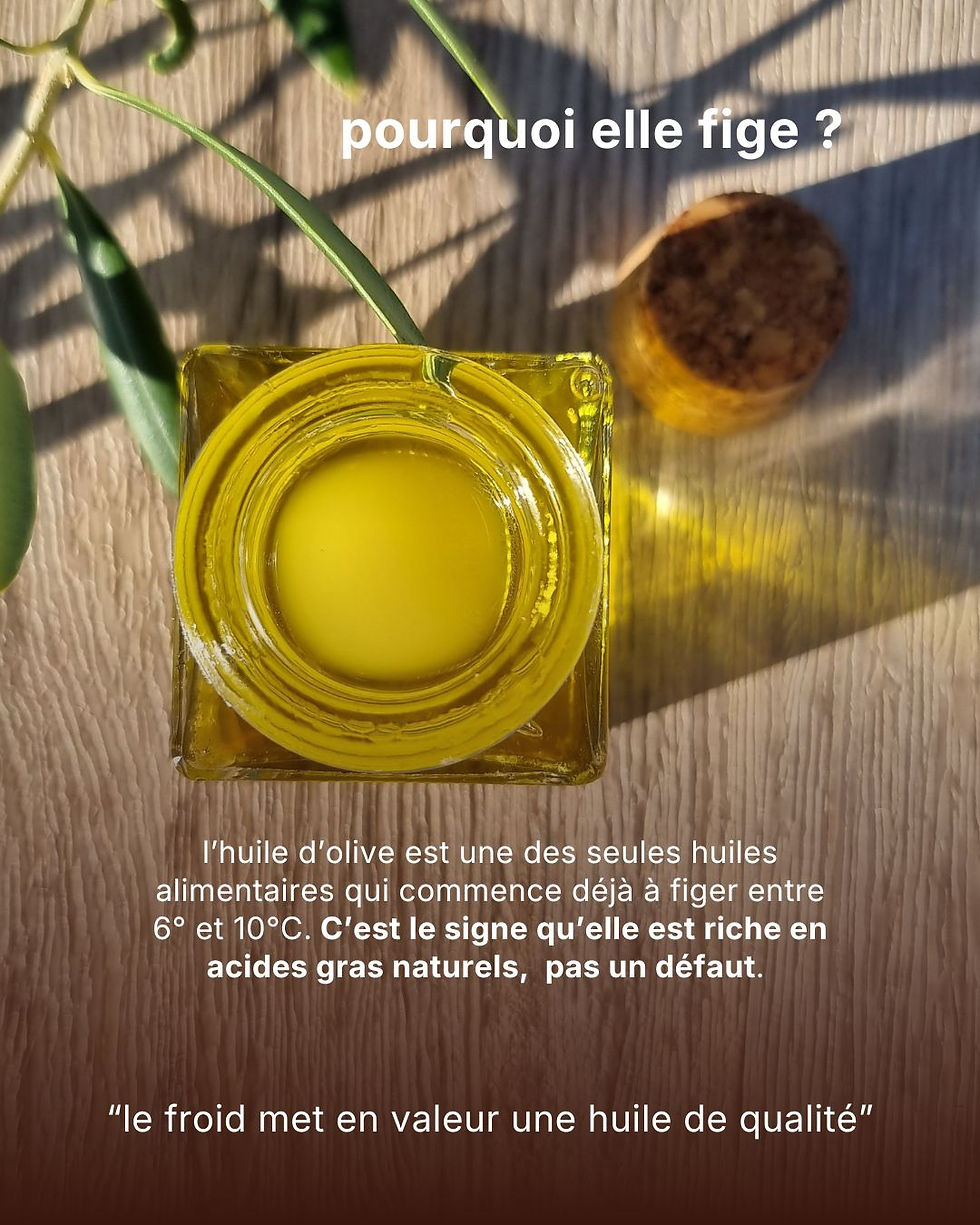 pourquoi l'huile d'olive fige explications loretta 1888