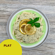 Pâtes aux olives et fromage frais