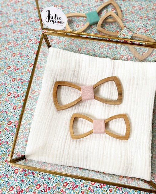 Miniature : Noeud papillon en bois "vide"