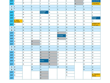 Calendário Escolar 2025-2026